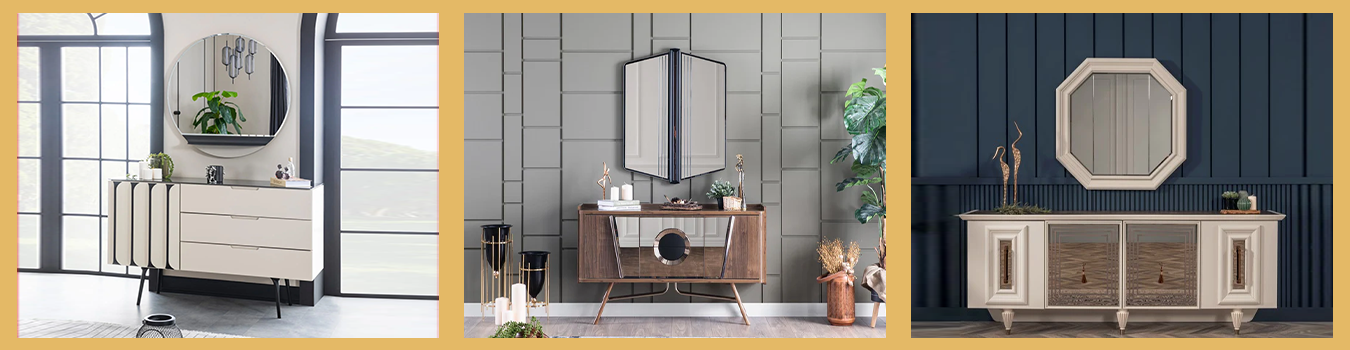 Reflective Grace: Discover 5 Luxurious Dressers and Mirrors at Meeshan Luxe