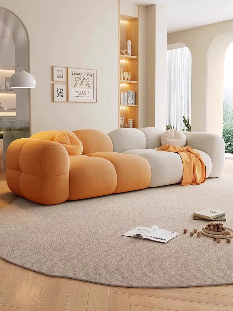 Bubble Comfy Sofa, Modern Curved Design, Premium Upholstery, Deep Seating, Living Room Furniture – Luxury Lounge Sofa