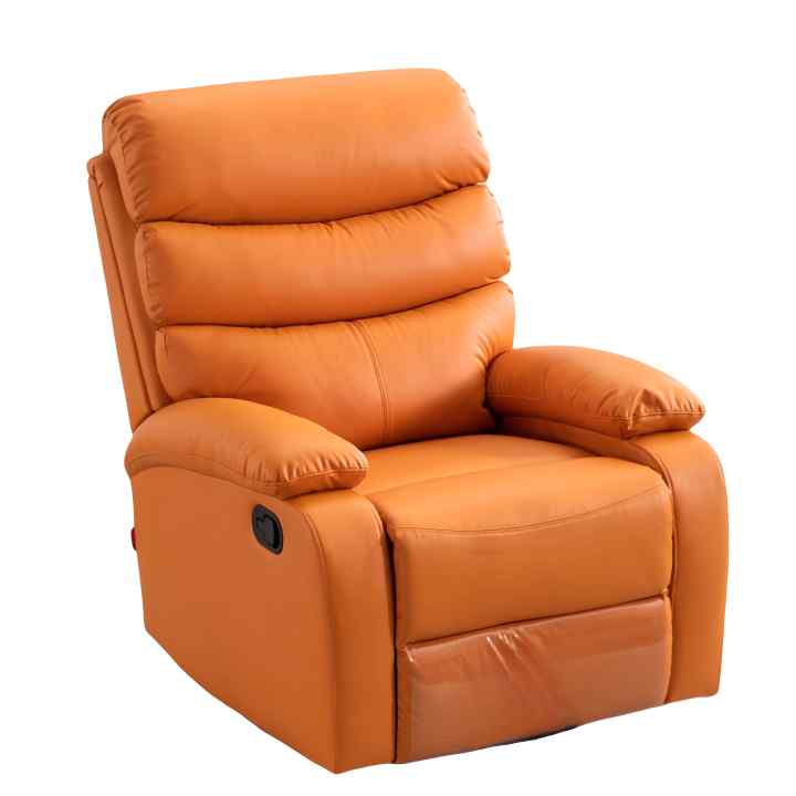 Eden Hybrid Leather Recliner, Rocking and Revolving