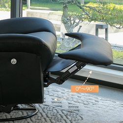 Tesla Hybrid Leather Recliner, Rocking and Recliner