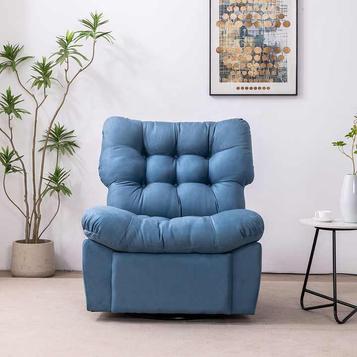 Royalano Stain-free Fabric Recliner, Rocking and Revolving