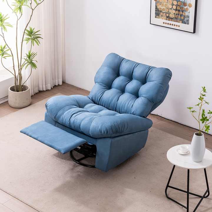 Royalano Stain-free Fabric Recliner, Rocking and Revolving