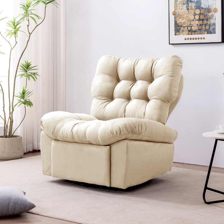 Royalano Stain-free Fabric Recliner, Rocking and Revolving