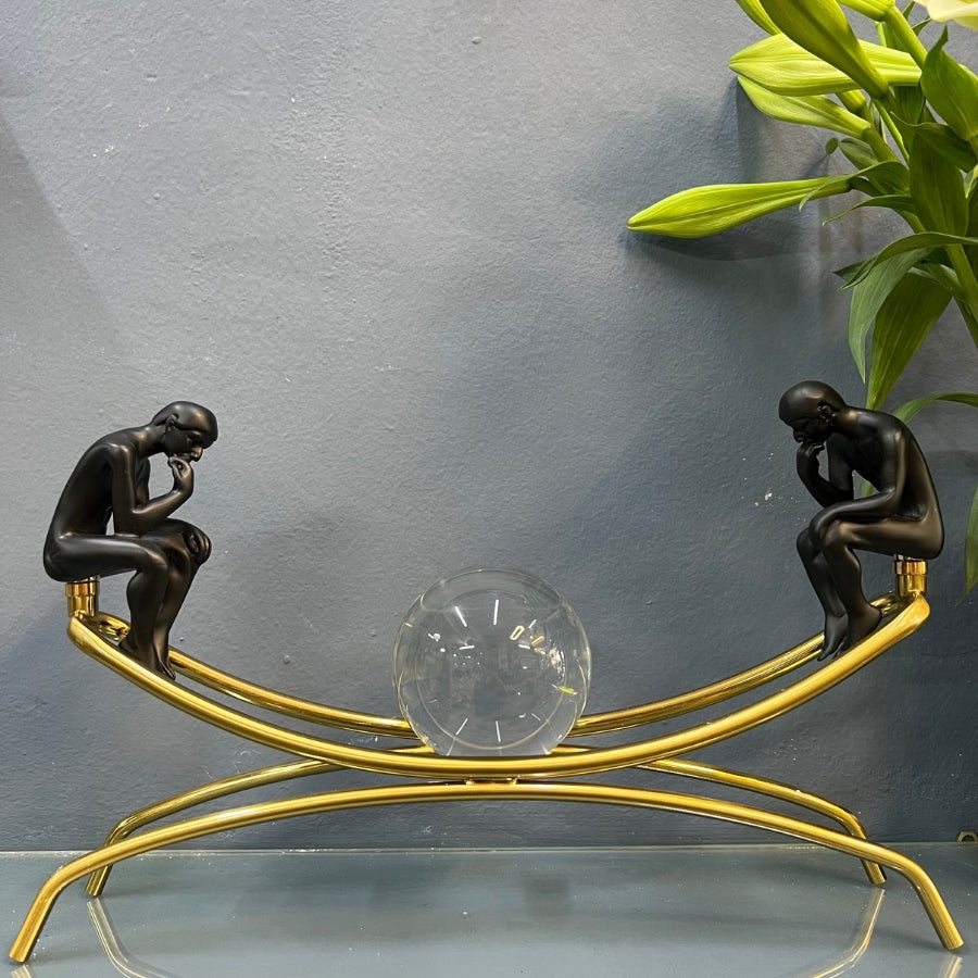 See Saw Gold Decor