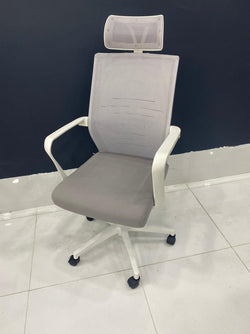 Lecto Medium Back Mesh Office Chair With Head Rest