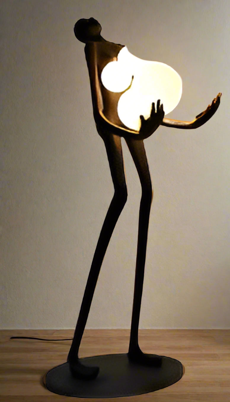 Artistic Figure Floor Lamp
