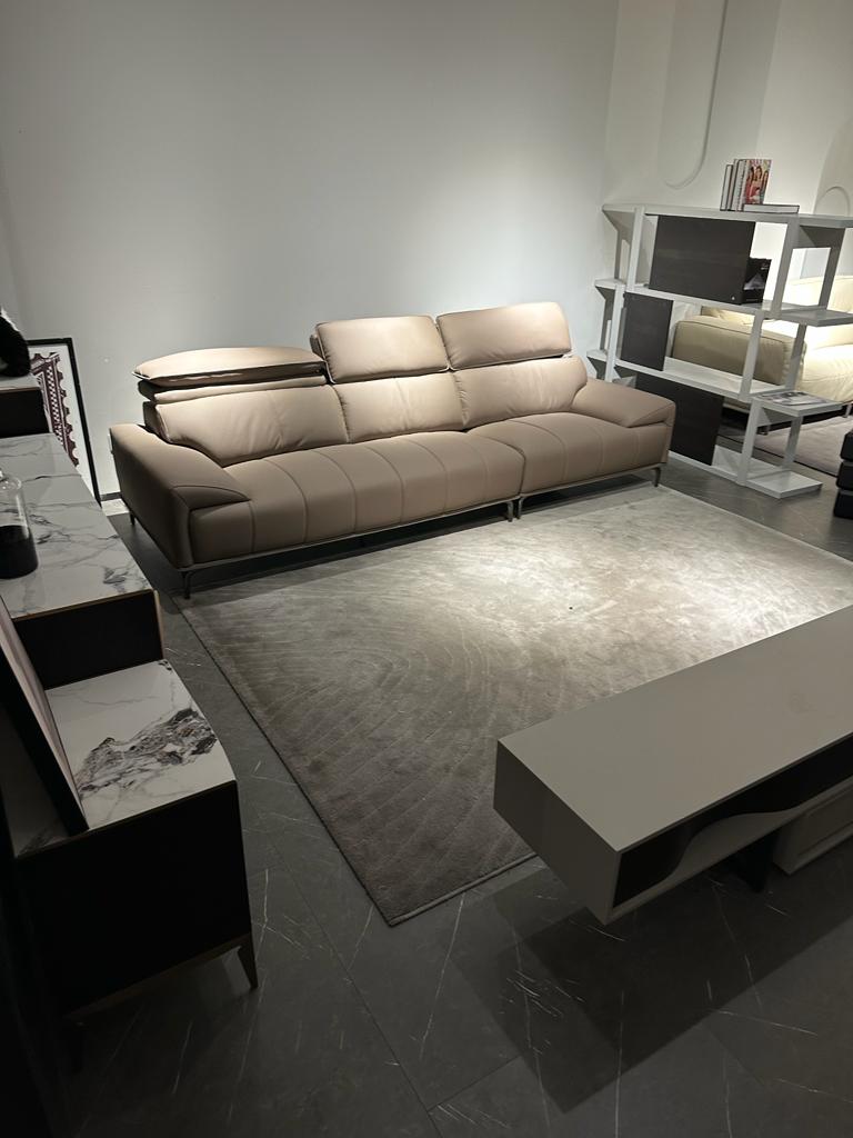 Luxora Genuine Leather Sofa