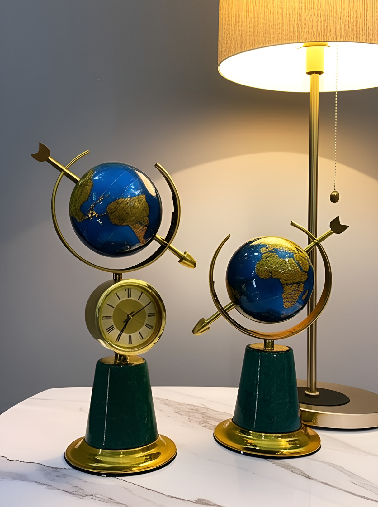 Golden Arrow Glob Decor