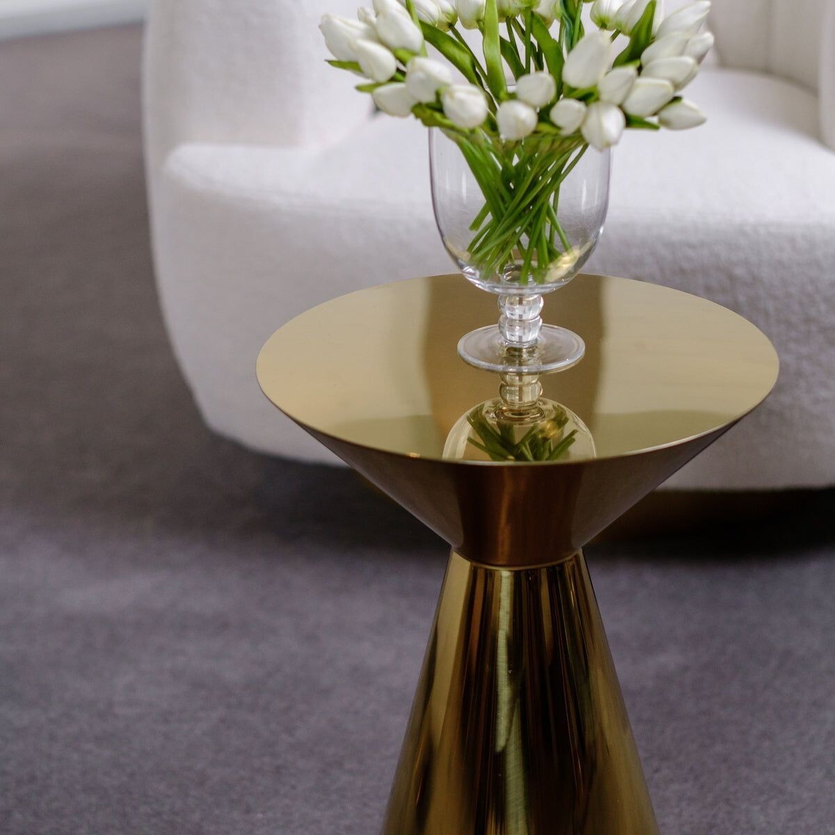 Pheonix Gold Side Table