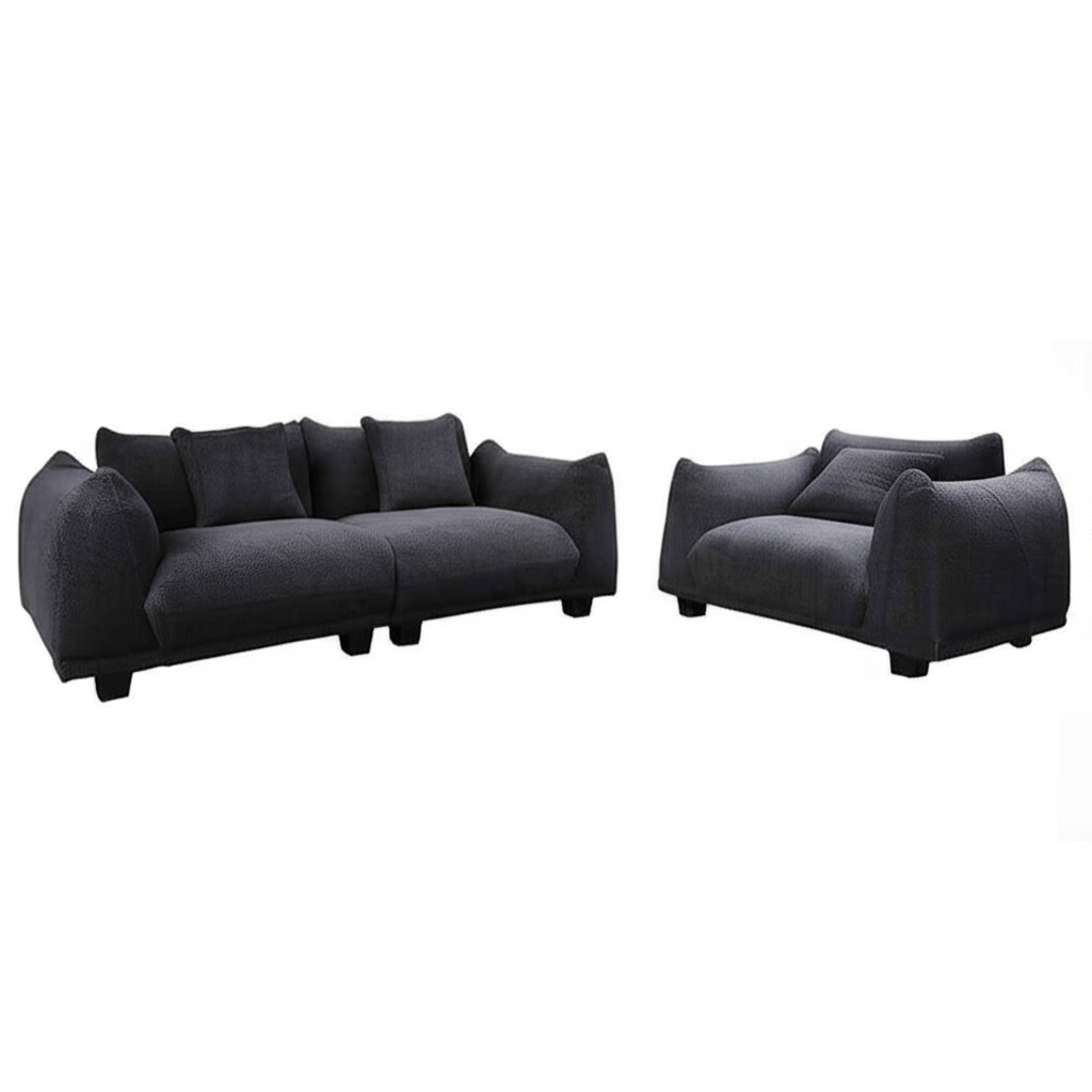Milan Textured Fabric Sofa