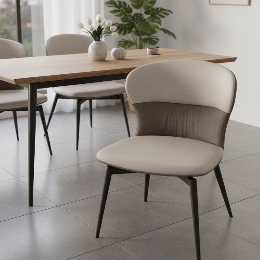 Nailhead Dining Chair ( orange )