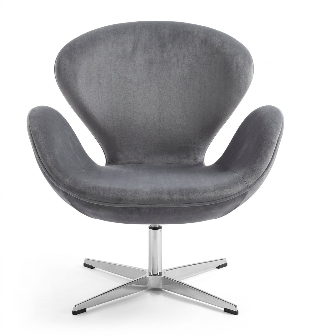 Tulip Velvet Lounge Chair