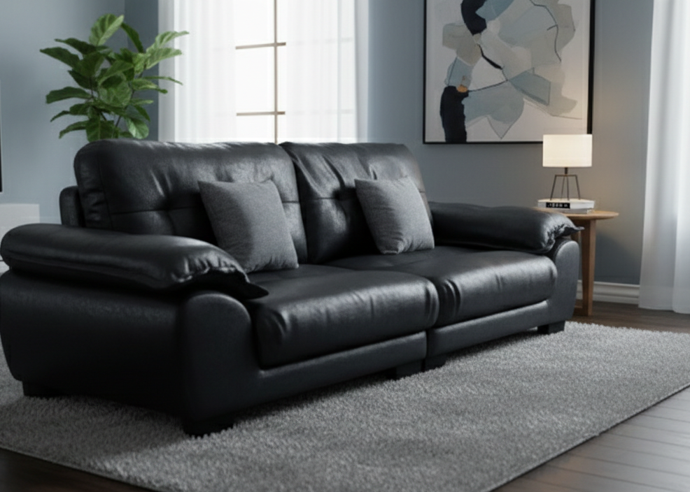 Balmain Leather Sofa
