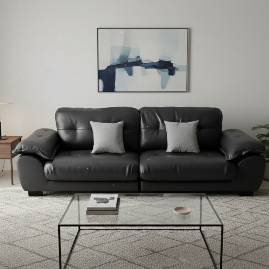 Balmain Leather Sofa