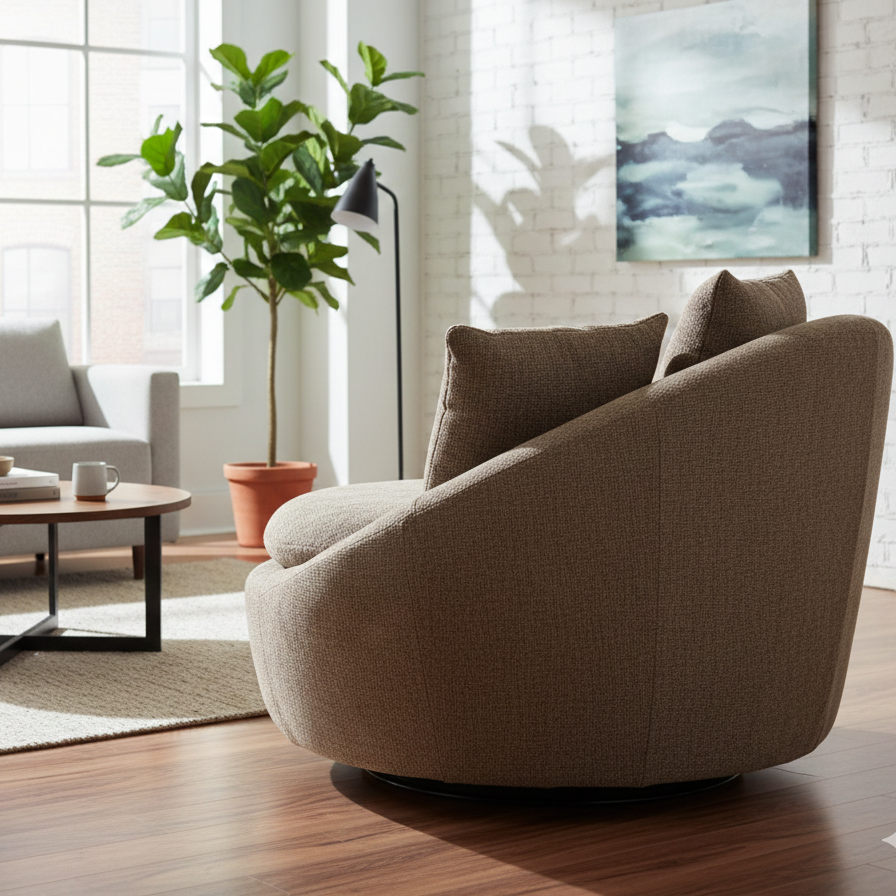 Bugatti Elite Lounge Chair (Revolving )