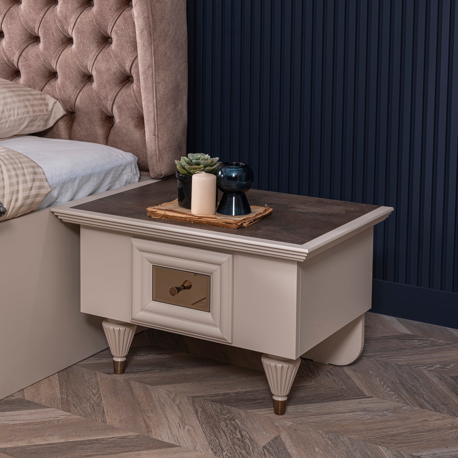 NIRVANA- Bed Side Table