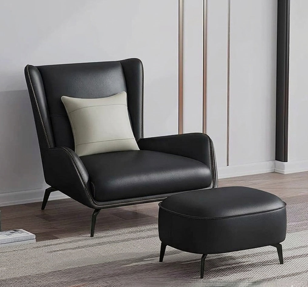 Verona Genuine Leather Lounge Chair