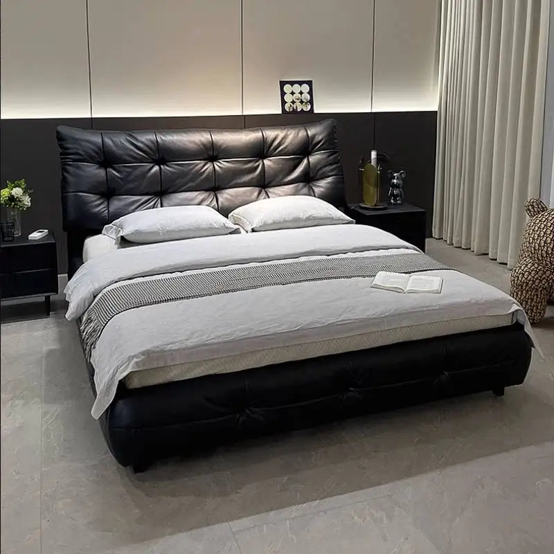 London Leather Bed