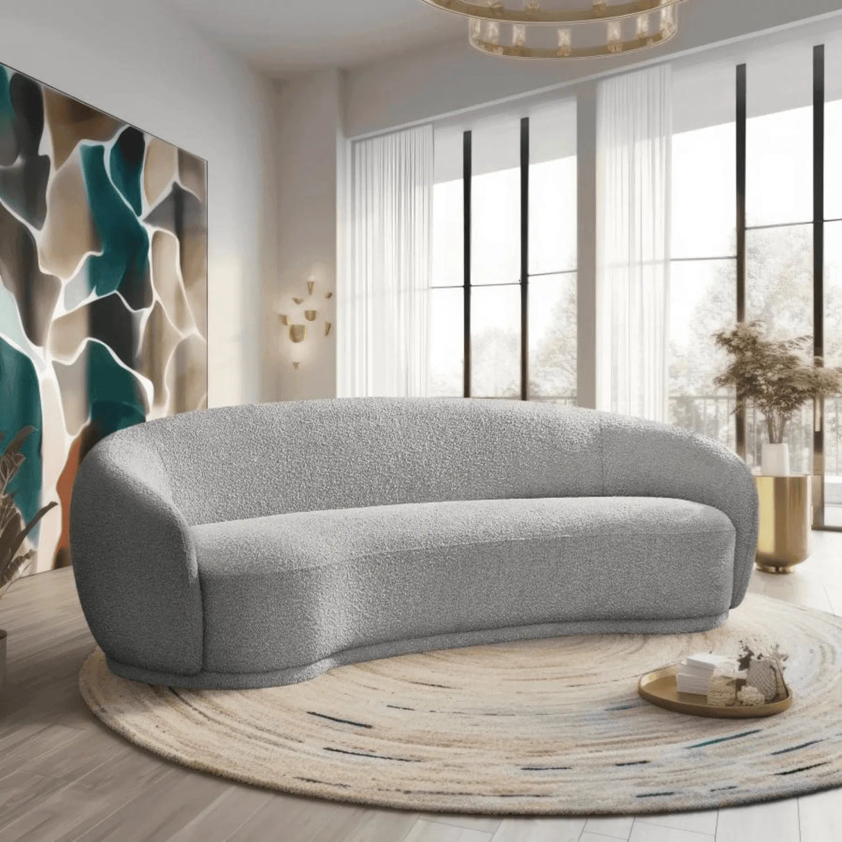London Boucle Sofa
