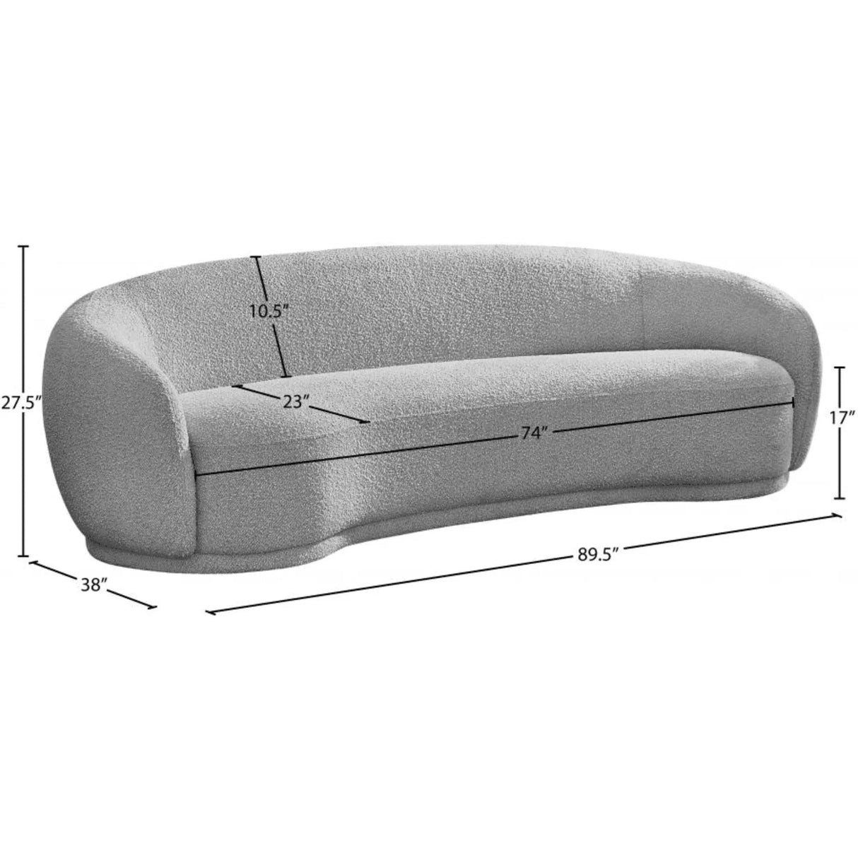 London Boucle Sofa