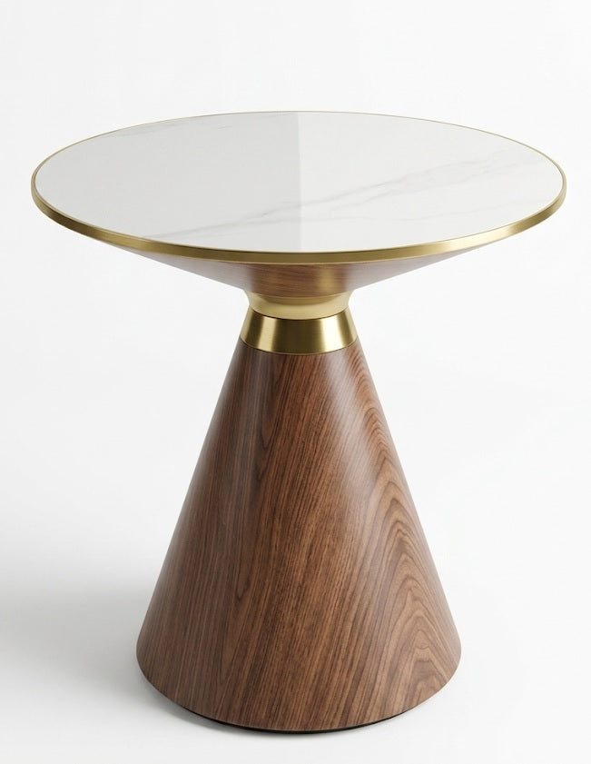 Bistro Wooden Texture Side Table