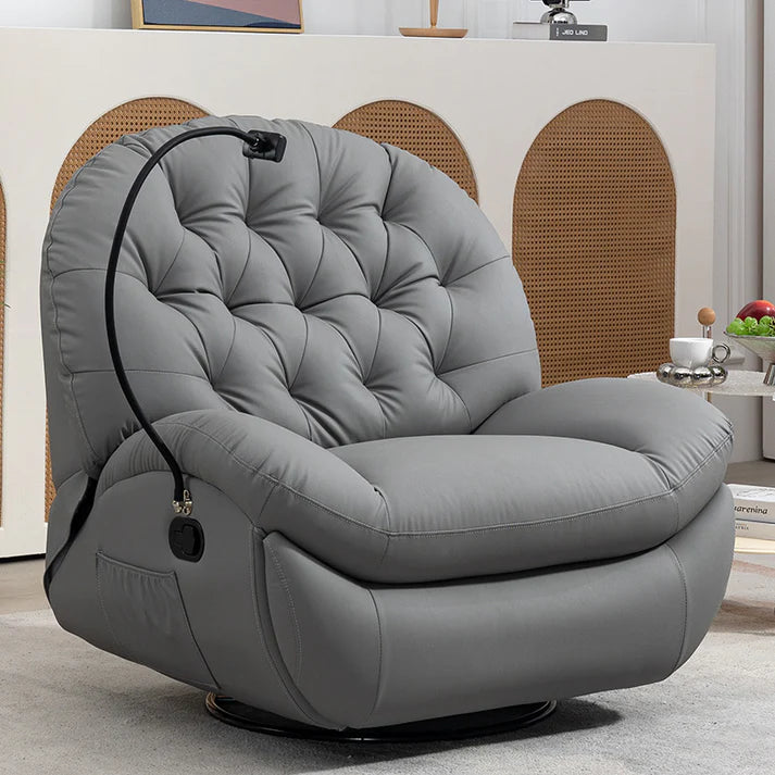 Tesla Hybrid Leather Recliner, Rocking and Recliner