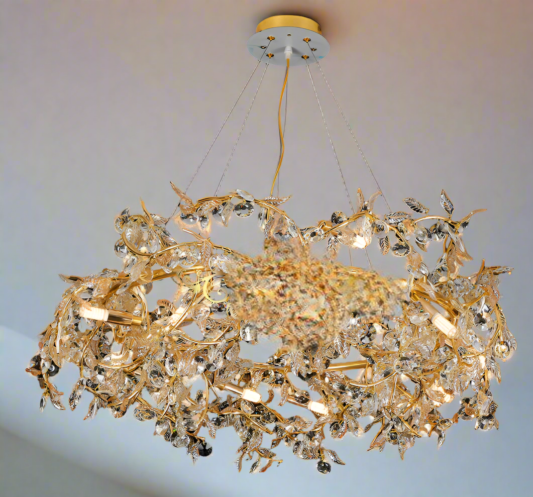 Feather Chandelier
