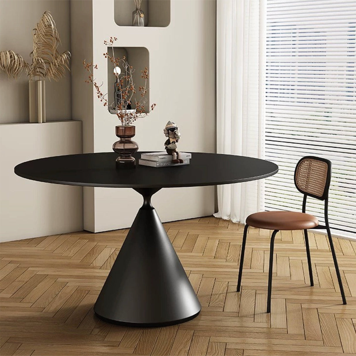 Pyramid Veneer Wood Dining Table