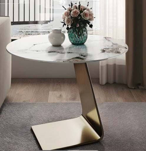 Minimalist Gold Side Table