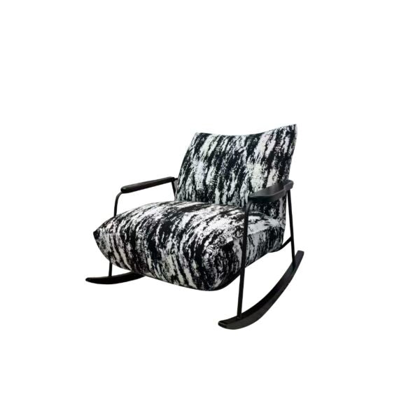 Aura Texture Fabric Rocking Chair