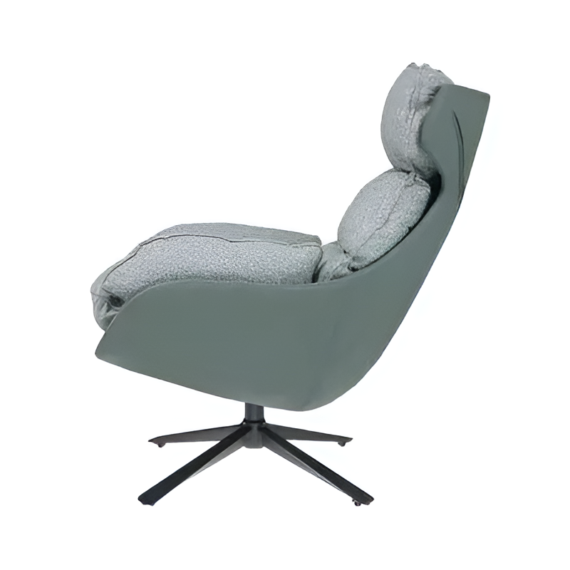Nova Textured Fabric Swivel Lounge Chair