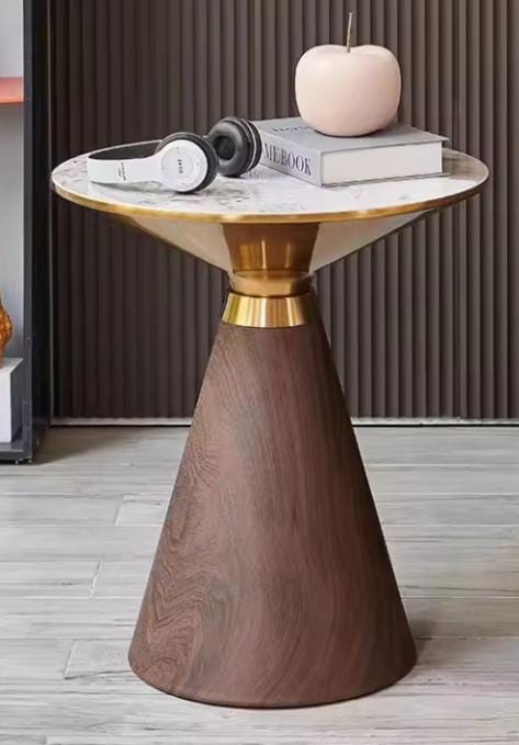 Bistro Wooden Texture Side Table