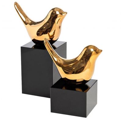 Gold Birds Décor Set