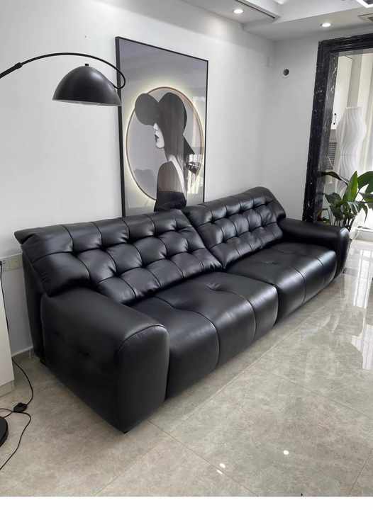 Plush Sofa Set | Modern Living Room Sofa Collection | Premium Leather Upholstery | Spacious Seating | Contemporary Design | Meeshan Furniture