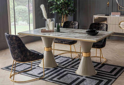 EMIRGAN - Dining Set ( 6 Chairs +Table )