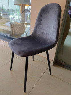 Richmond Velvet Dining Chair ( Grey )