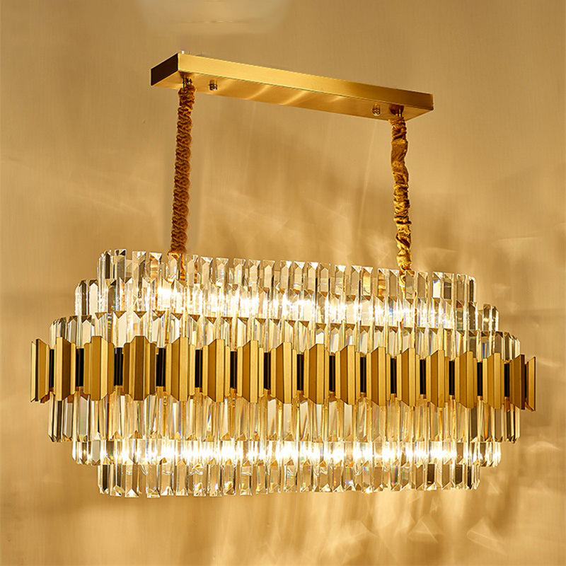 Chandelier Luxury Crystal - Diameter 40Inches / Luxury Warm Light