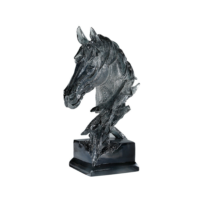 Ink Transparent Horse Decor