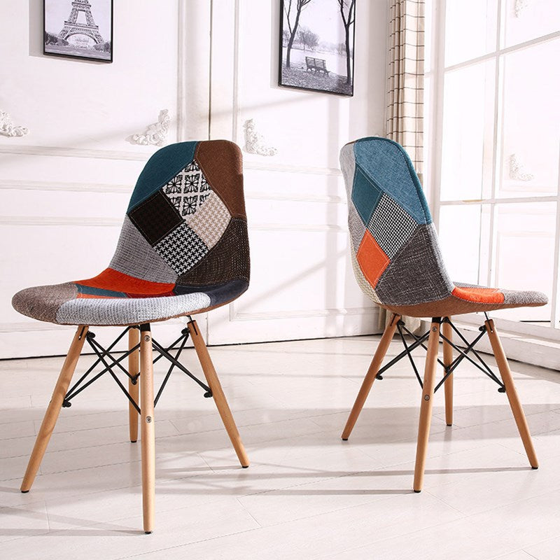 Farrago Patchwork Chair, modern dining chairs, dining room chairs