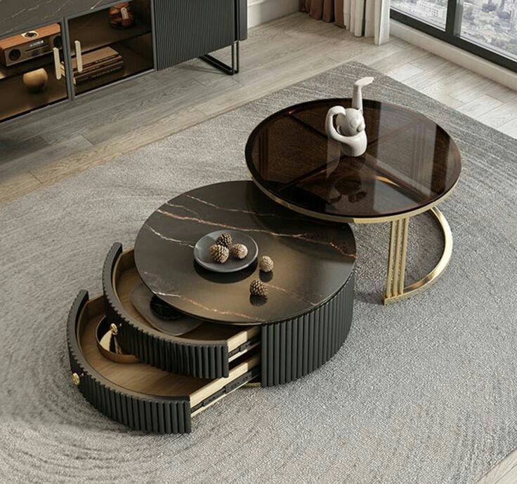 Elevate your living space with Meeshan’s exquisite coffee tables