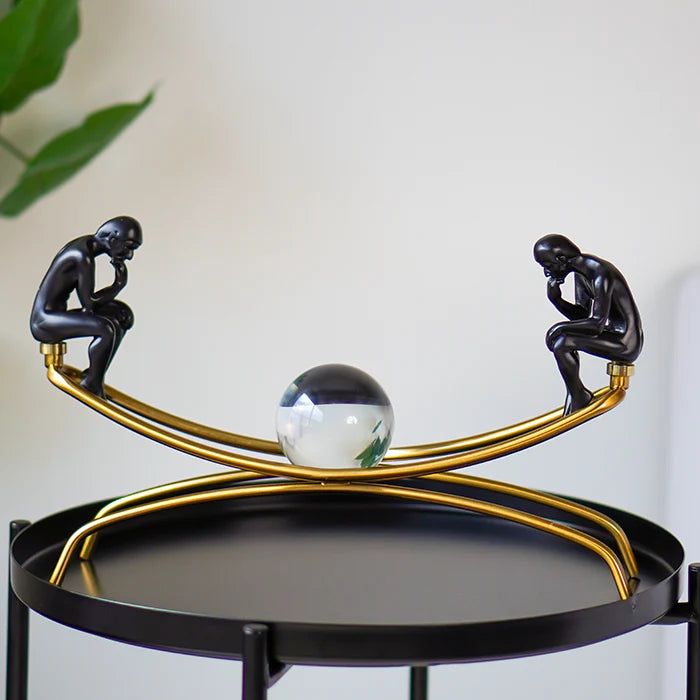 See Saw Gold Decor