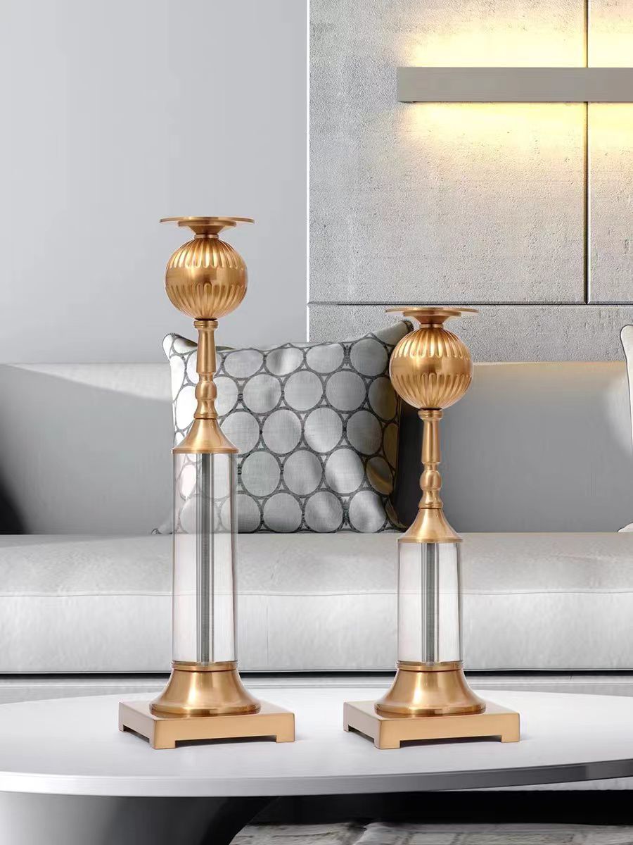 Crystal Candlesticks Décor