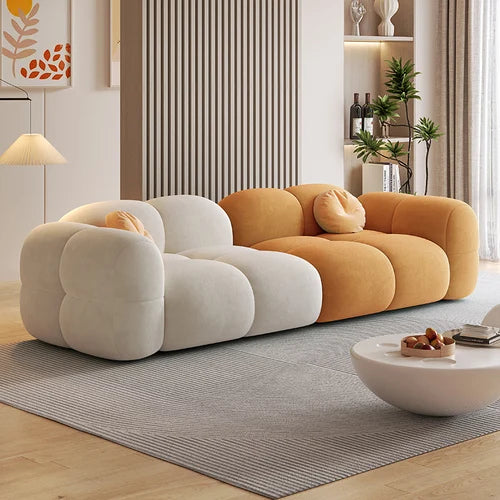 Bubble Comfy Sofa, Modern Curved Design, Premium Upholstery, Deep Seating, Living Room Furniture – Luxury Lounge Sofa