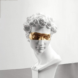 Golden Masked David Statue