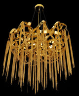 Gold Ribbon Chandelier