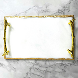 Square Gold Tray