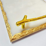 Square Gold Tray