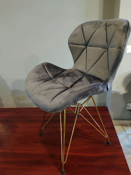 Butterfly Premium Velvet Gold Dining Chair