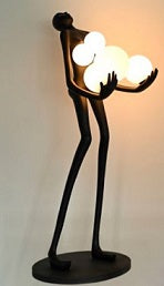 Artistic Figure Floor Lamp