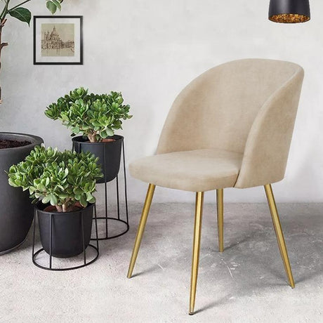 MITIZI Velvet Upholstered Armchair